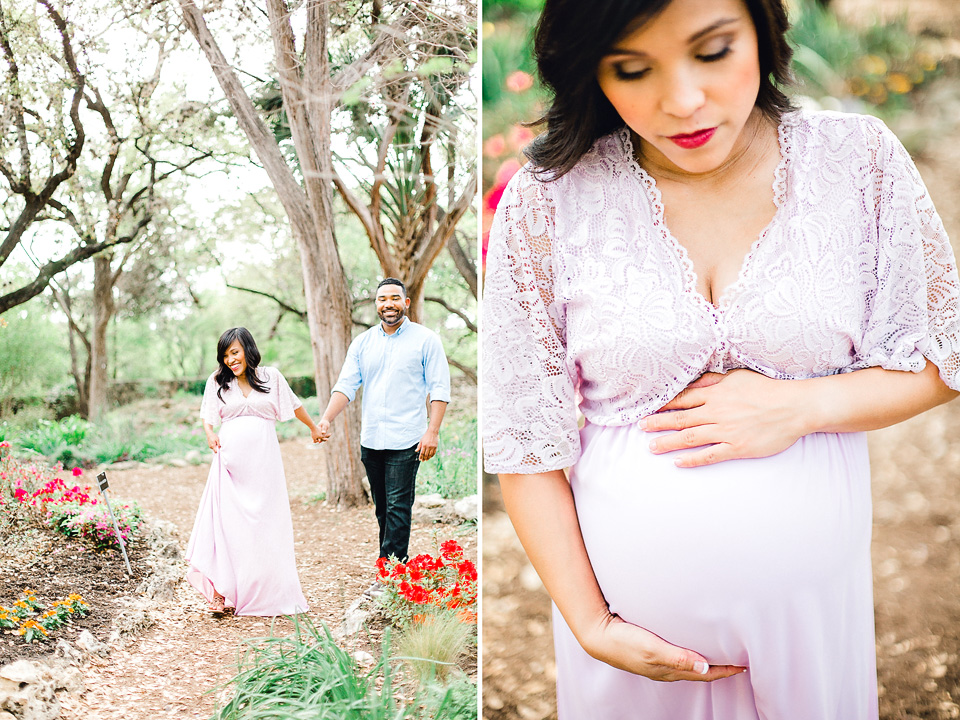 mom to be and couples session in texas