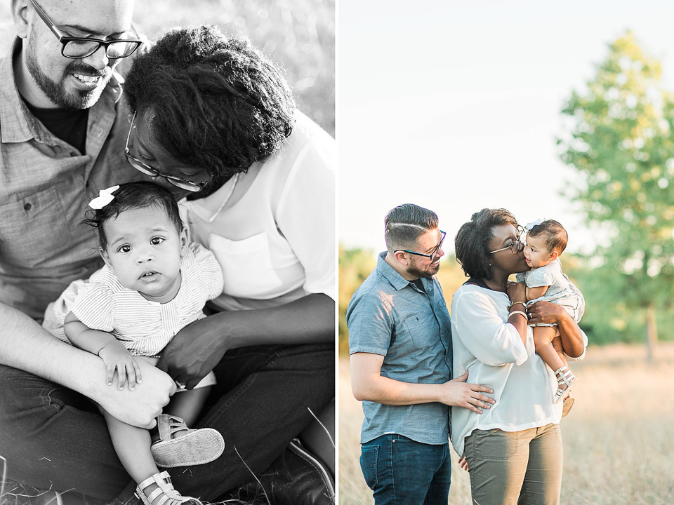 gorgeous family shoot in austin texas by marie holmes co. family of three in field 